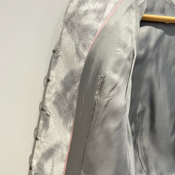 ❤️ Amazing blazer with peplum and 3/4 length sleeve in spring summer pattern - Picture 5 of 8